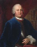 Louis de Silvestre Portrait of Heinrich von Brehl oil painting reproduction